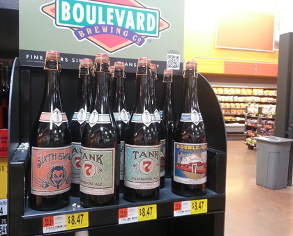 Boulevard Smokestack beers at Walmart