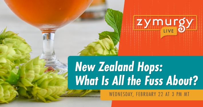 Zymurgy Live - New Zealand Hops