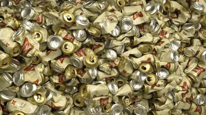 Miller High Life cans seized by French officials, defending the Champagne domain