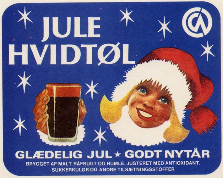 Happy Holidays: Beer label