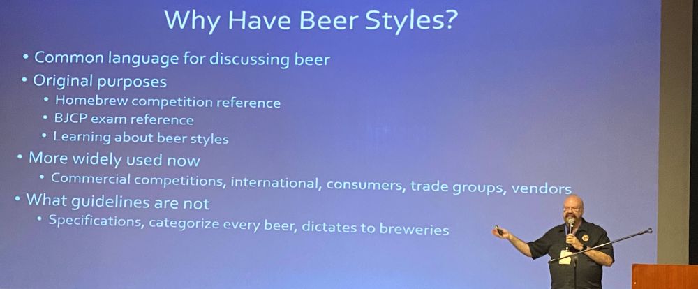 Why Have Beer Styles -- a presentation by Gordon Strong