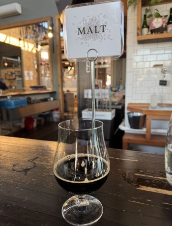 Waiting for food at Side Project Brewing in St. Louis