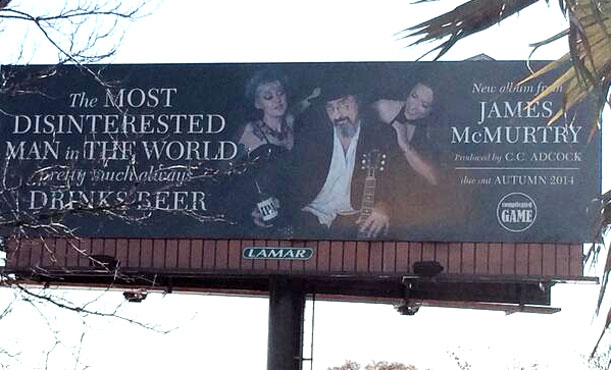 James mcMurtry, billboard, Austin, Texas
