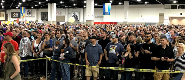 GABF attendees waiting for the festival to begin